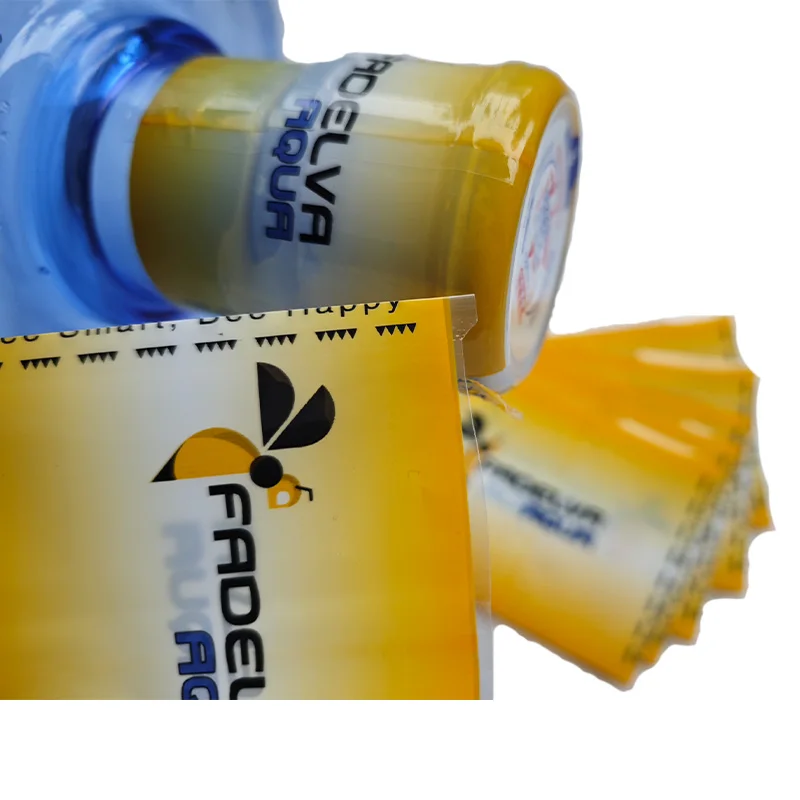 Custom Printing Waterproof Heat Sensitive 5 Gallon Cap Seal For 5 Gallon Bottle Water