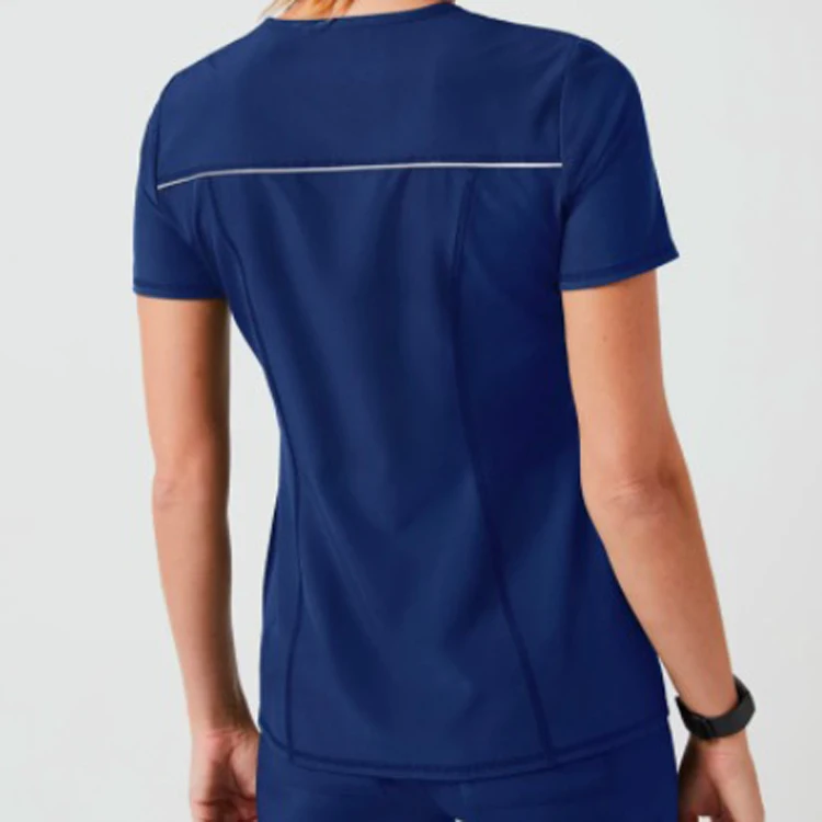 Uniformes Medicos Medical Scrub Navy Short Sleeve Scrub Sets Jogger Scrub Pants And Tops