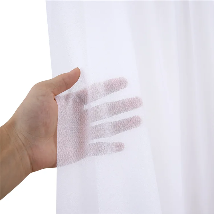 Hot Selling good-looking Elegant White drape For Wedding Decoration Sheer Chiffon Ceiling Drapes