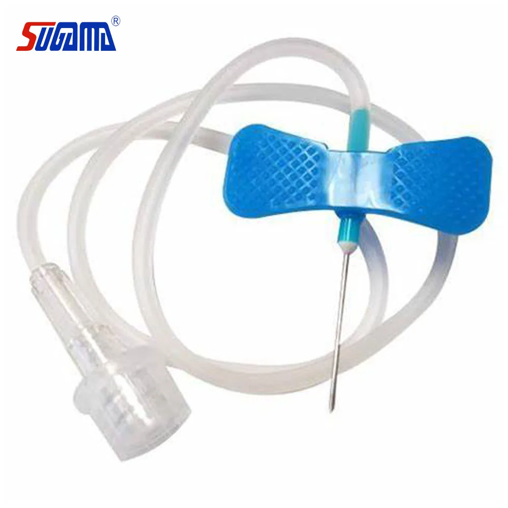 scalp vein set luer adapter tube holder safety 23g with CE ISO certificate