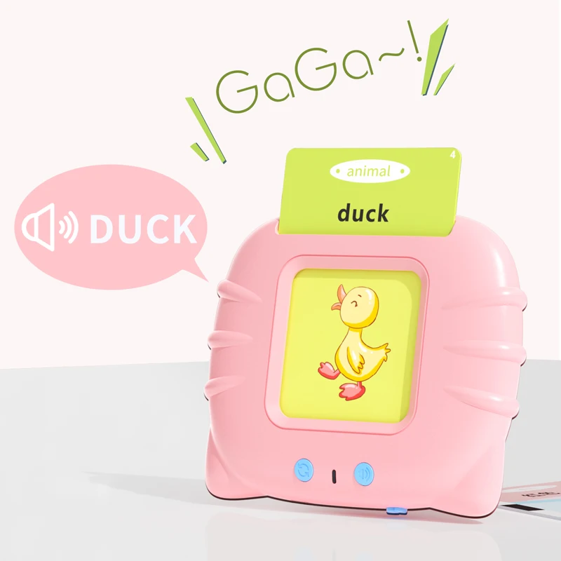 NEWYES 112 Cards Early Educational English Language Word Reading Talking Flash Card Toy Learning Machine For Kids