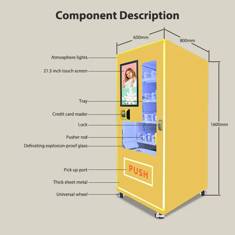 Top Seller packaged foods maquinas vending small vending machine fully automatic vending machine source manufacturer wholesale