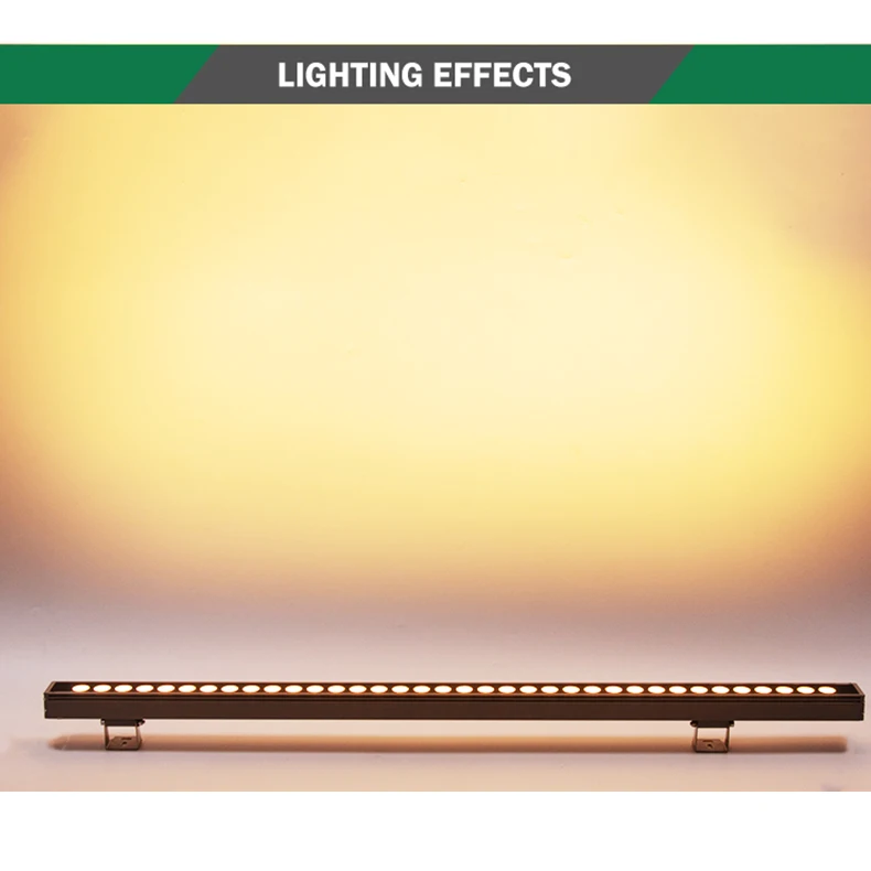 Cheap Price IP65 Waterproof 18w 24w 36w 48w Hotel Villa Outdoor Decoration Lighting RGBW RGB LED Wall Washers