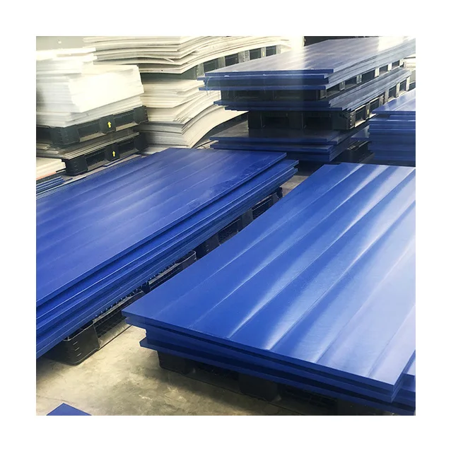 Factory direct sell thermoforming uv resistant plate 4x8 PE blue HDPE board high density plastic sheets