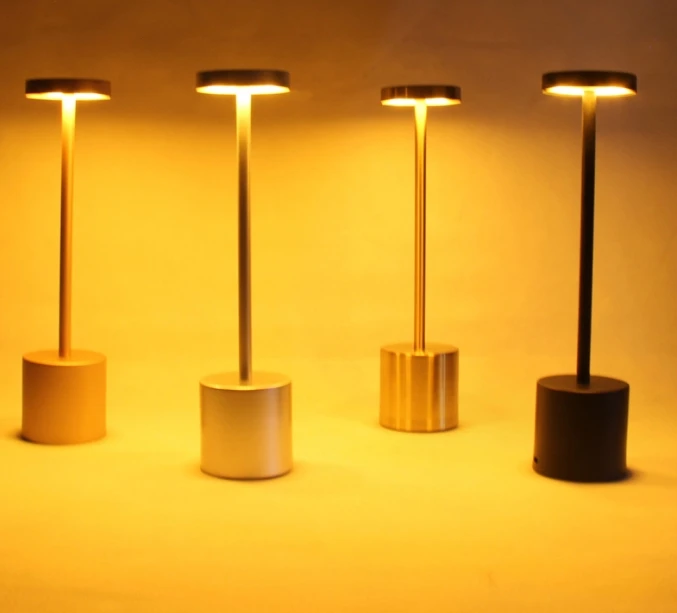 Table Cordless Light   Wireless Battery Power Lamp USB Port  Led Desk Lights Modern Design