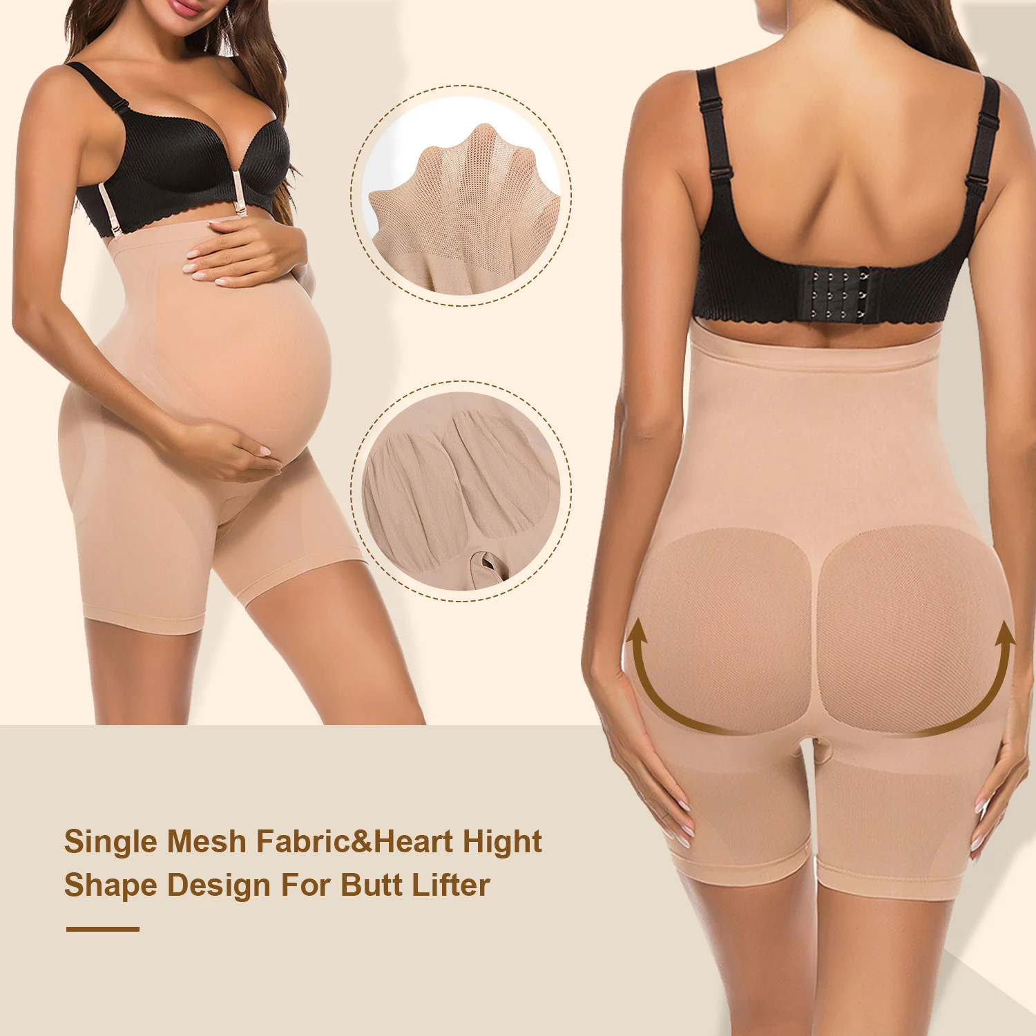 2020 New Custom Private Label Seamless Panties Maternal Abdomen Retraction Body Shaper Shapewear For Women