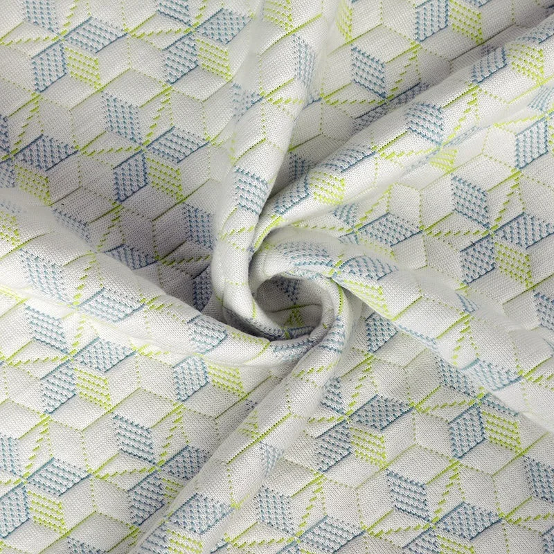 Home Furniture Euro Top Double Jacquard Warp Knit Knitting Knitted Mattress Fabric