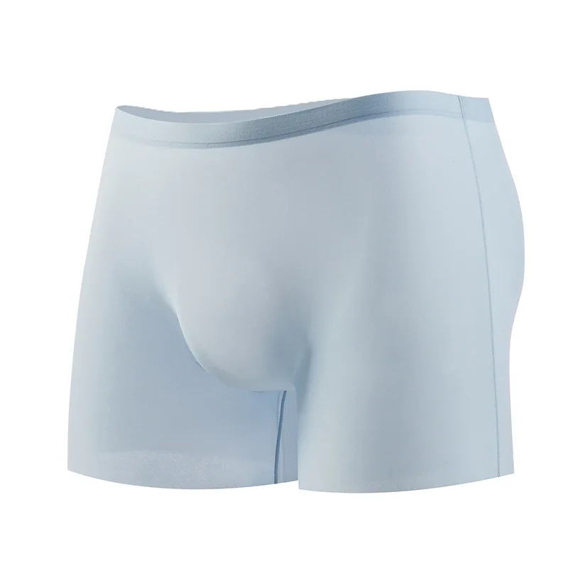 
3D Men Ice Silk Boxer Shorts Sexy Panties Underwear Transparent for Teenage Boys Sexy Mens Brief Print Pattern Breathable Adults 