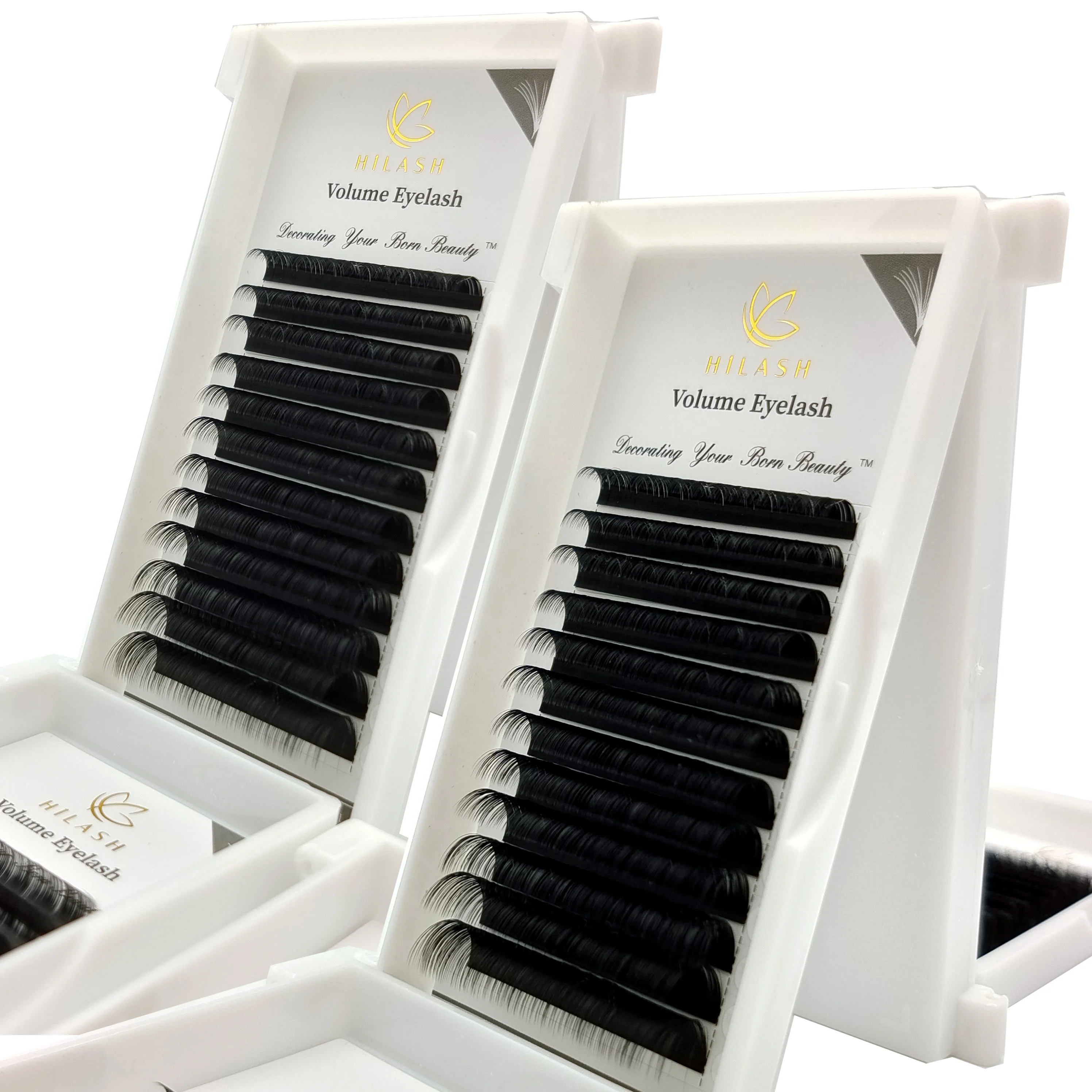 HILASH Cashmere Soft Lashes Extension 8-15 10-20 Mm Matte Mink Lash Extensions Trays 0.03 0.05 0.07mm Velvet Lash Extensions