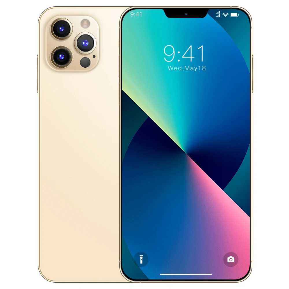 Смартфон i13 Pro MAX с большим экраном 12 Гб + 512 ГБ глобальная версия разблокированные сотовые телефоны двумя SIM-картами
