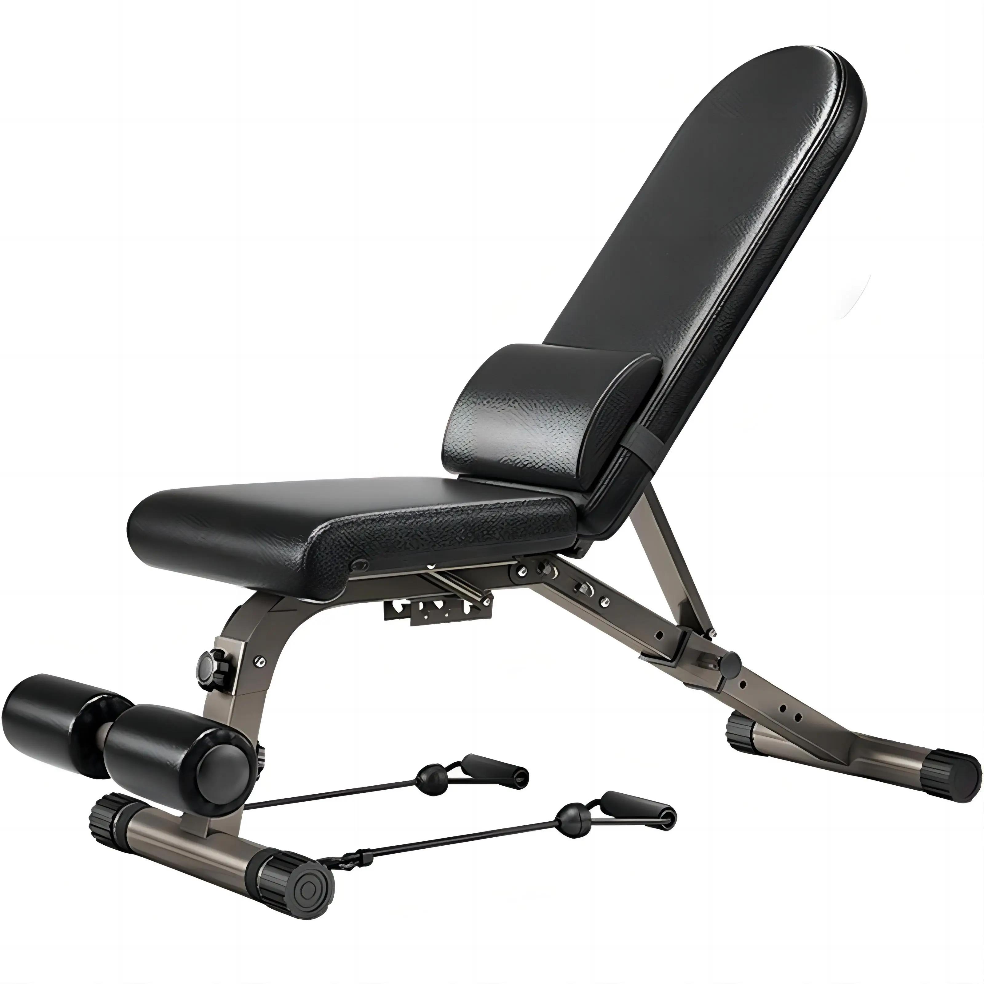 Exercise Foldable Adjustable  Bench Workout Gym Weight Lifting Dumbbell Bench Press Rack Set For Gym