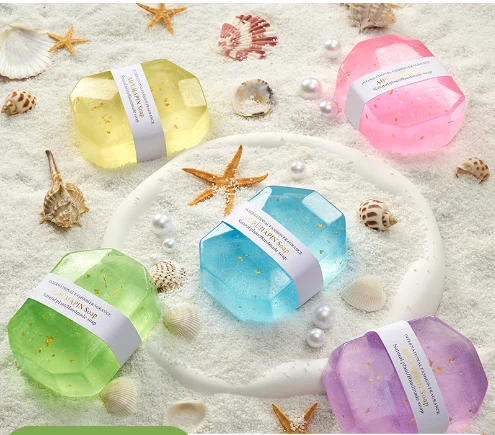 Private Label suppliers hand made soap vegan glycerin bar soap dry flower lavender rose organic yoni body bar handmade soap