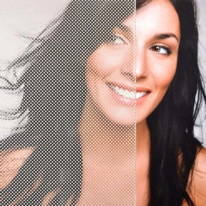 LAUFEN Window Tint Film Privacy Dots Decorative Film Glass Doors Explosion-Proof Glass Film