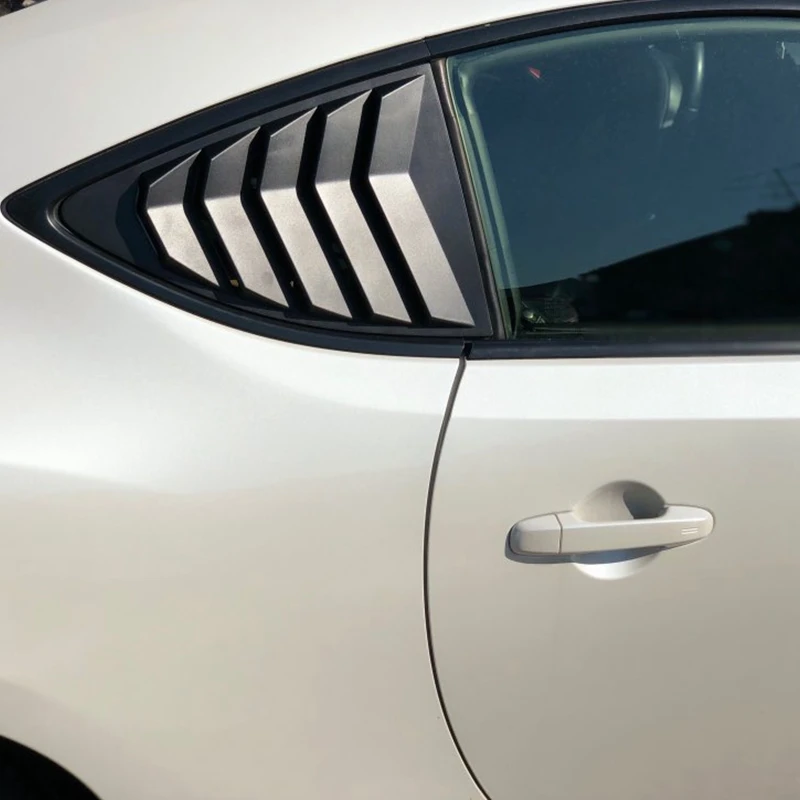 Rear Quarter Window Louvers 2 pcs/set Spoiler Panel for Scion FRS for Subaru BRZ for Toyota 86 GT86 2013-2018 ABS Stickers