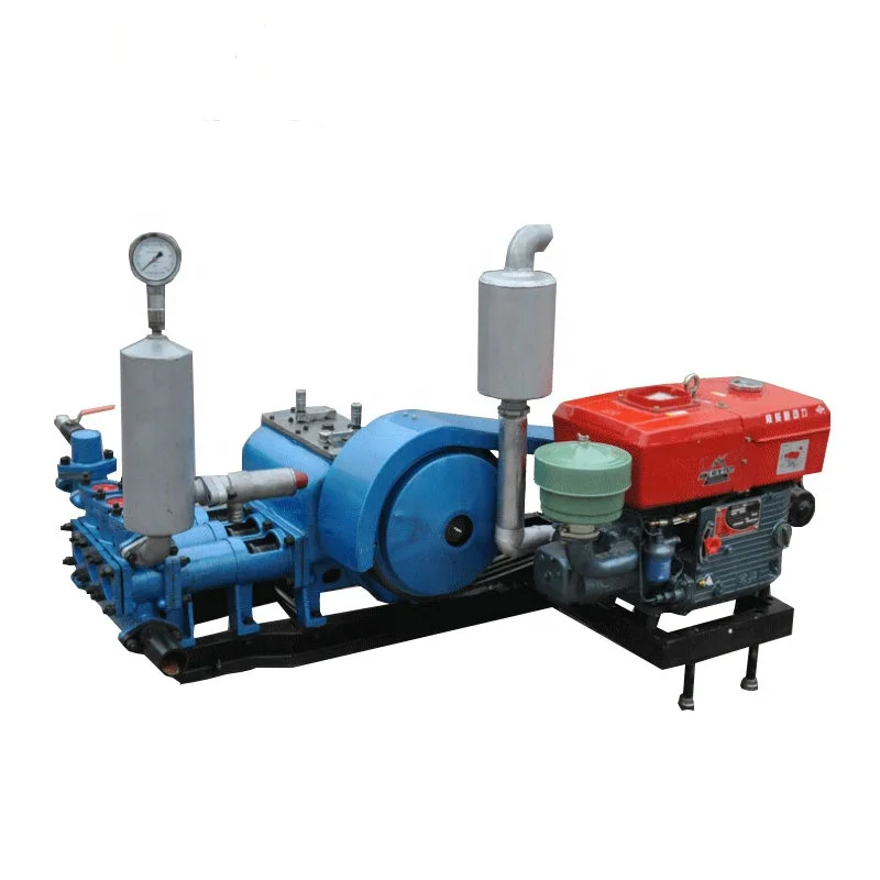 Bw250 Mud Pump Is a Horizontal Three Cylinder Double Acting Detroit Plunger Pump Used for Drilling 200-300m Deep Water Wells