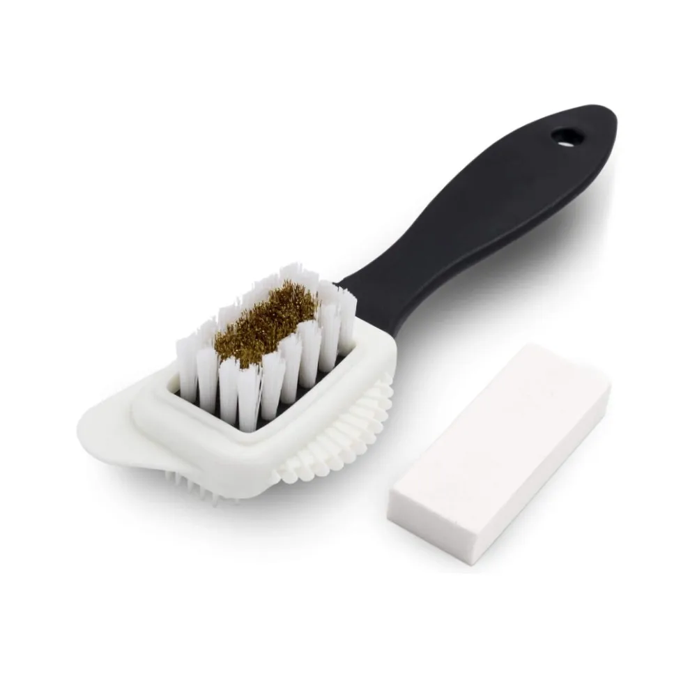 Factory Supply Custom Logo Suede and Nubuck 4-Way Brush Shoe Cleaning Brush for boots shoes jackets