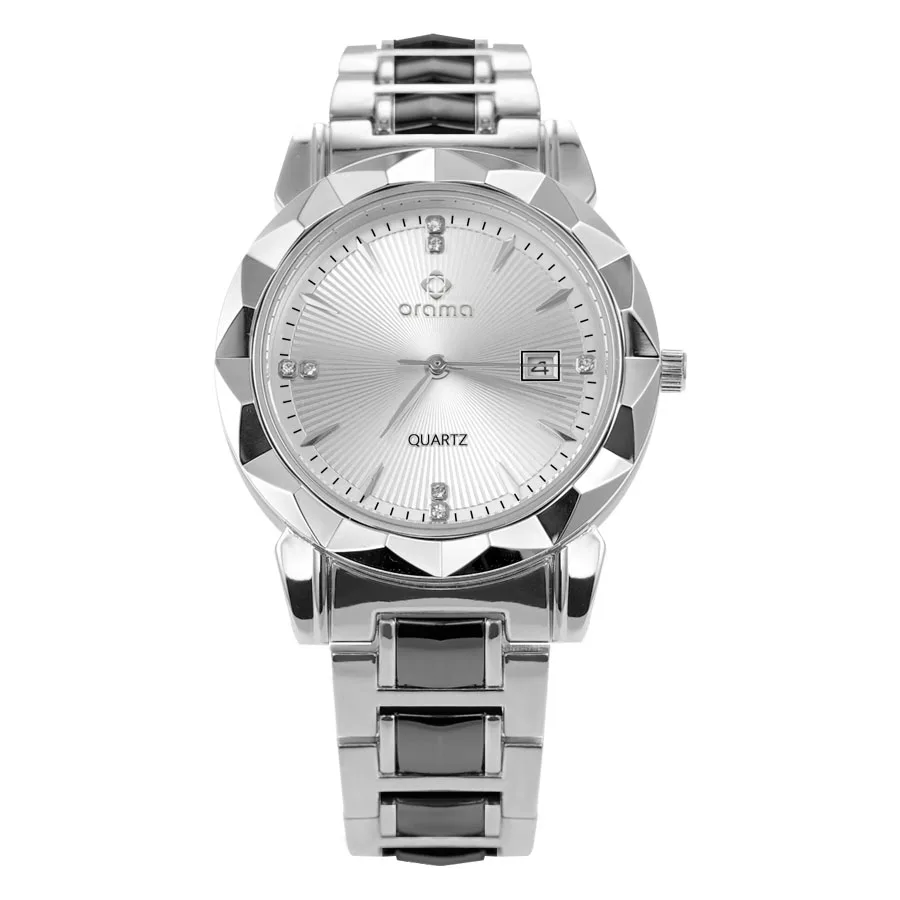 
New model top quality shock resistant quartz watches solid reputation top brand luxury bling quartz round men watch 