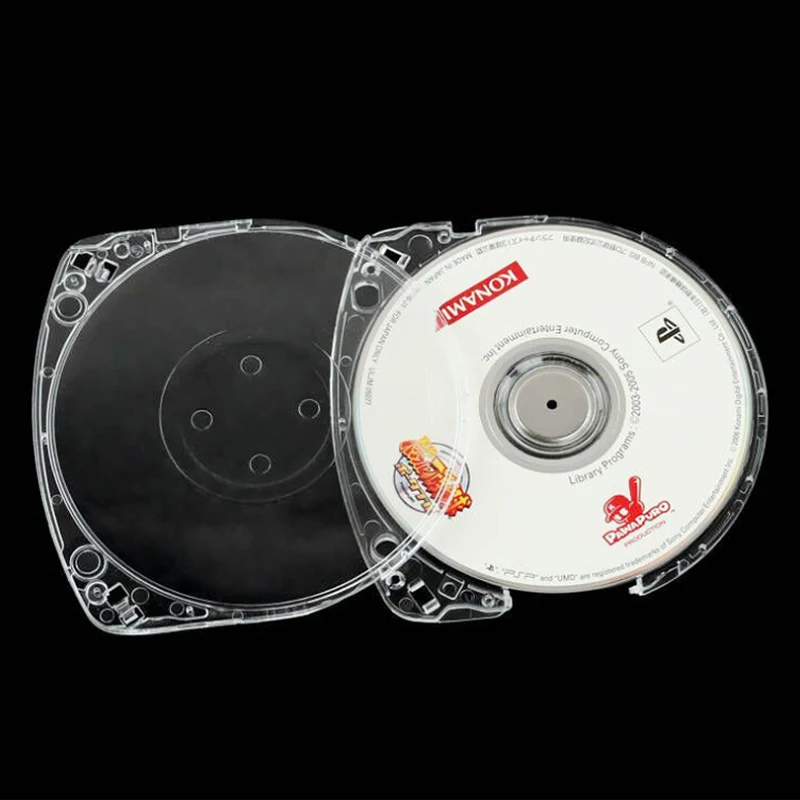 Customized Transparent UMD Disc Case Shell Game Disk Storage Shell Case Cover For PSP