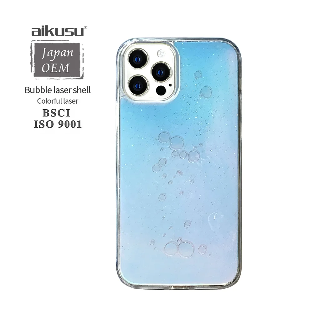 New arrival hot selling bubble phone case for iPhone 12 11 Pro Max holographic bubble phone case OEM ODM manufacturer