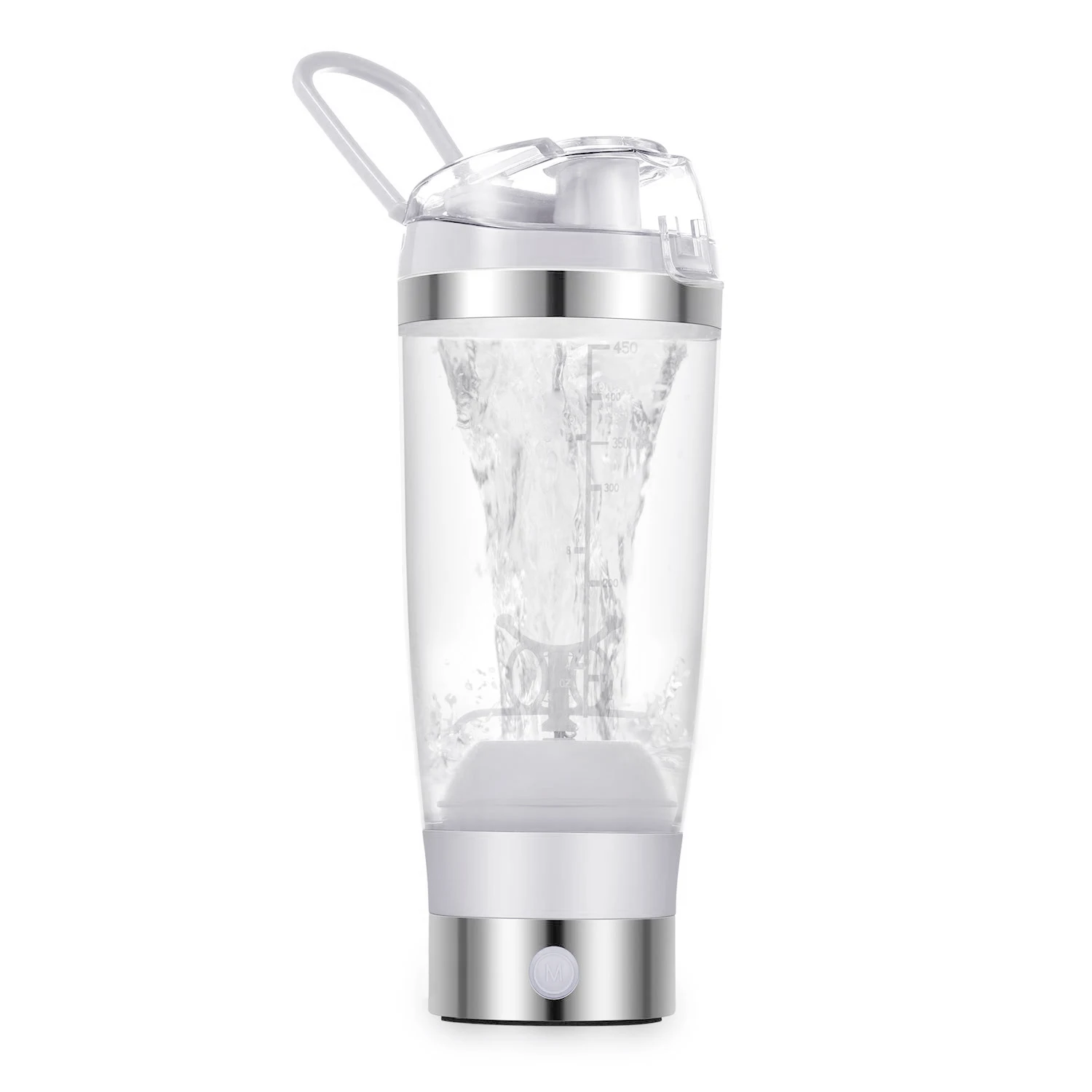 Wholesale 450ml 16oz Colorful Eco Friendly Custom Logo Electric Plastic Gym Protein Shaker Bottle