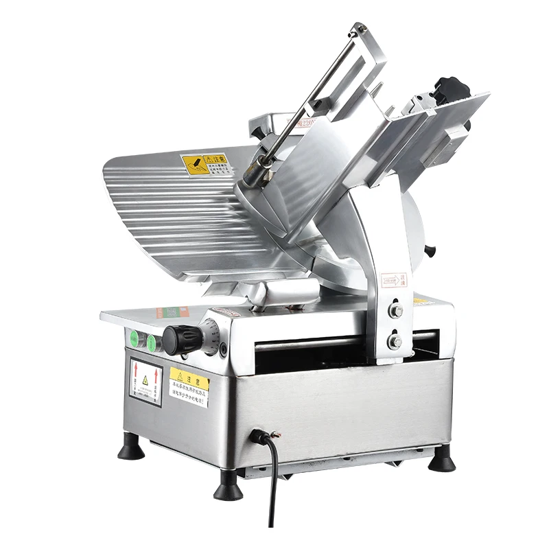 Stainless Steel Electric Vertical Commercial Automatic Cutting Machine Cheese Mutton Beef Ham Frozen Meat Slicing Slicer Machine