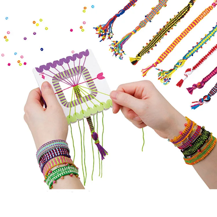 Customized Color Educational Toy Creative Gift Kids Children Play Diy Bracelets Set Tools Bracelet