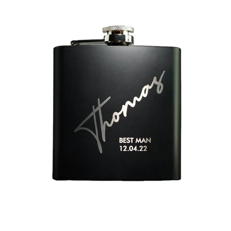 Hip Flask Mini Stainless Steel Wine Pot Can be Laser Engraved Whiskey pot