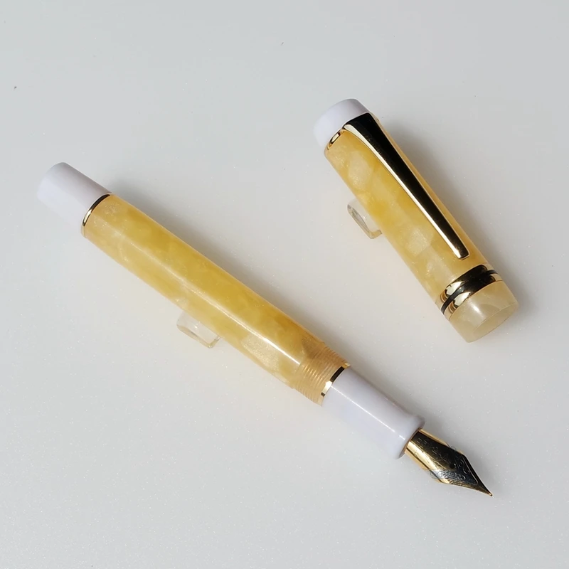 green color EF/F/M Nib 316+  gift kangaroo KAIGELU calligraphy  full acrylic  resin transparent colorful fountain pen 14 cm long