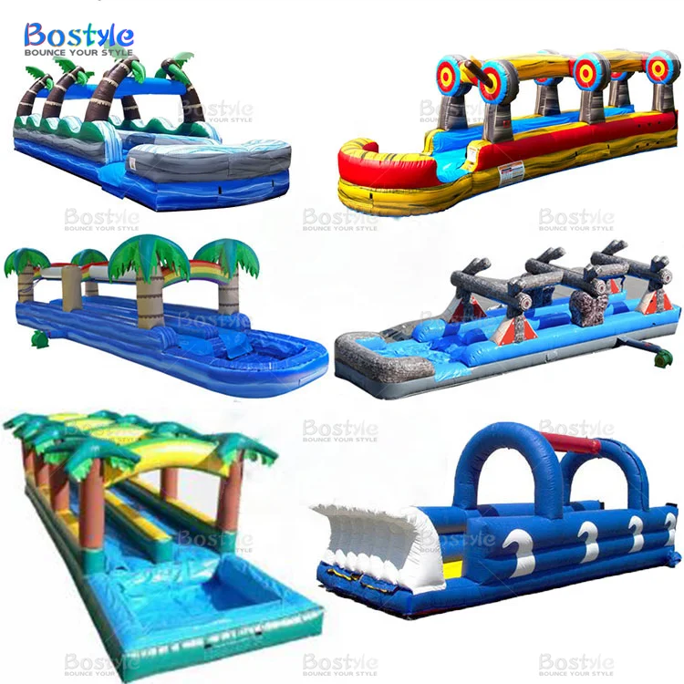 20m Height crazy large water park slide commercial inflatable water slide for Adults