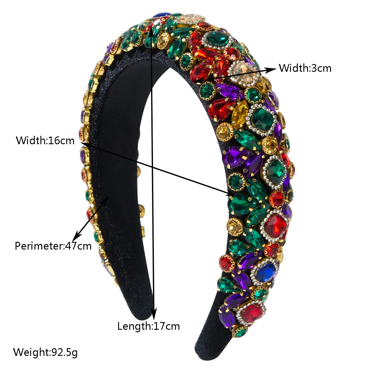Baroque Wide Flannel Headband Wholesale Fashion Beautiful Hair Accessories Sophisticated Retro Versatile Hair hoops