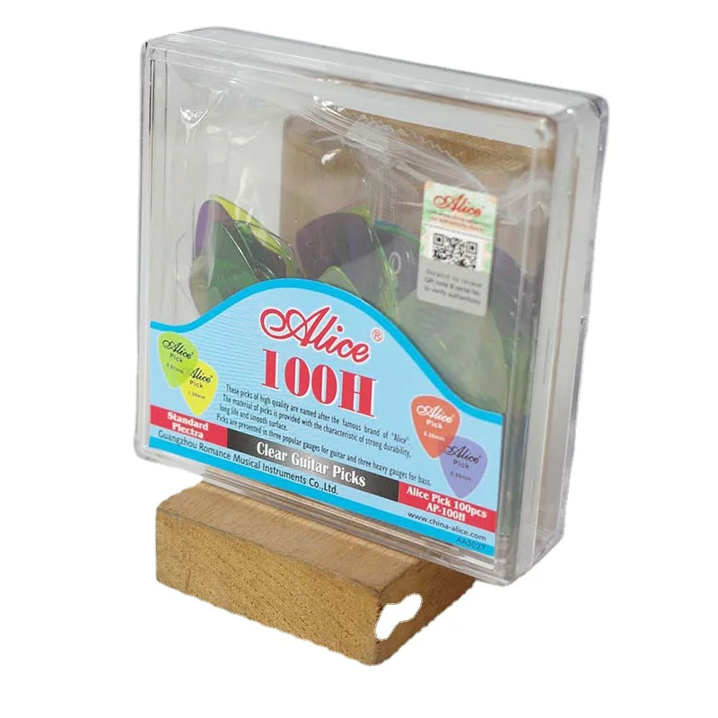 transparent PC picks Alice original Mixed thickness electric guitar pick mandolin AP100H