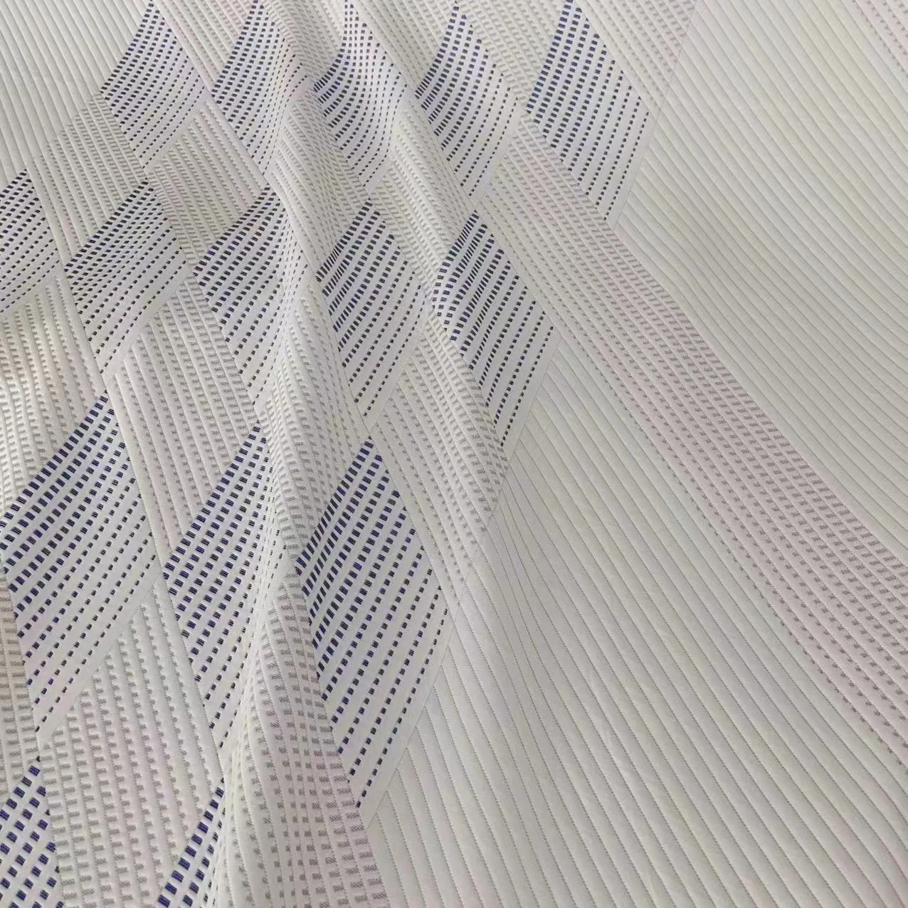 Guaranteed quality spun polyester knitting jacquard fabric for mattress