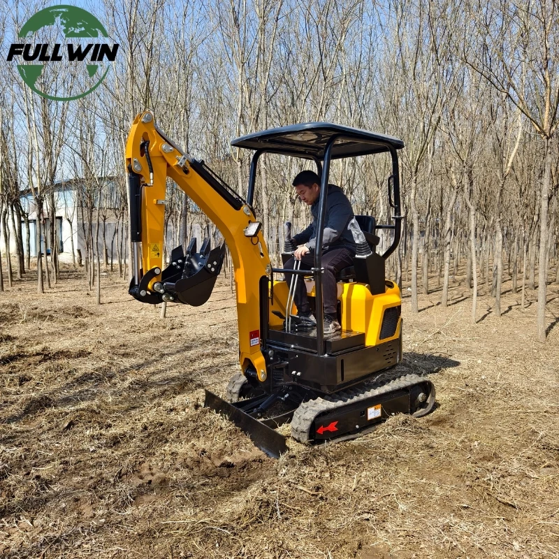 Fullwin mini excavator for sale kubota engine 2 ton Customized Mini Garden Excavator