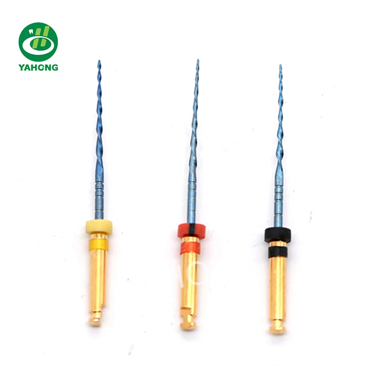 Manufacture Price W3 Endodontic Dental Endo Niti Root Canal Files Wave One Gold Super File for Dentist Consumptions