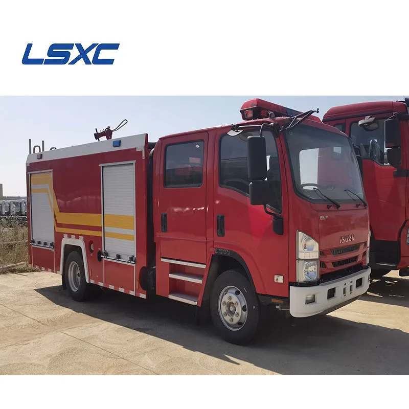 ISUZU Multifunctional fire truck 3 m3 fire truck foam powder rescue truck