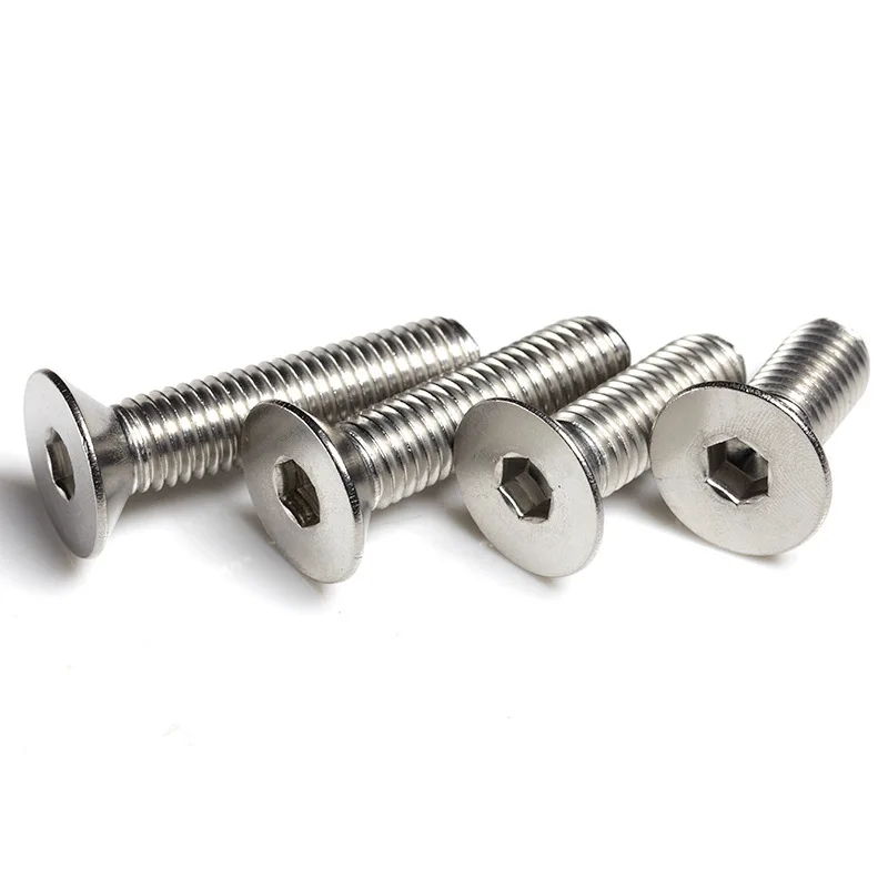 304l DIN 7991 Stainless steel Hex heed bolt M1.6-M16