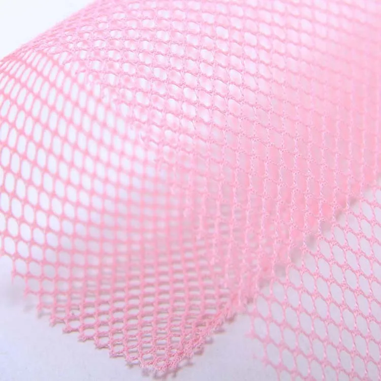 wholesale 120GSM 4mm hexagonal hole mesh fabric polyester mesh cloth