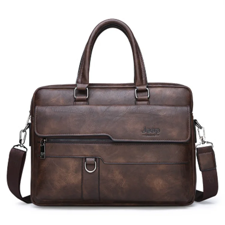 
New high quality custom leather briefcase men business briefcase laptop bags 