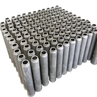 High quality refractory recrystallized resic sisic sic silicon carbide ceramic burner tube nozzle