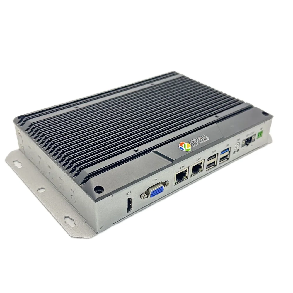 Industrial Pc J1900 Ipctech Qiyang Fanless Industry Mini Pc Embedded Computer SupPort Custom AluMinium Alloy Mini Pcs OEM/ODM