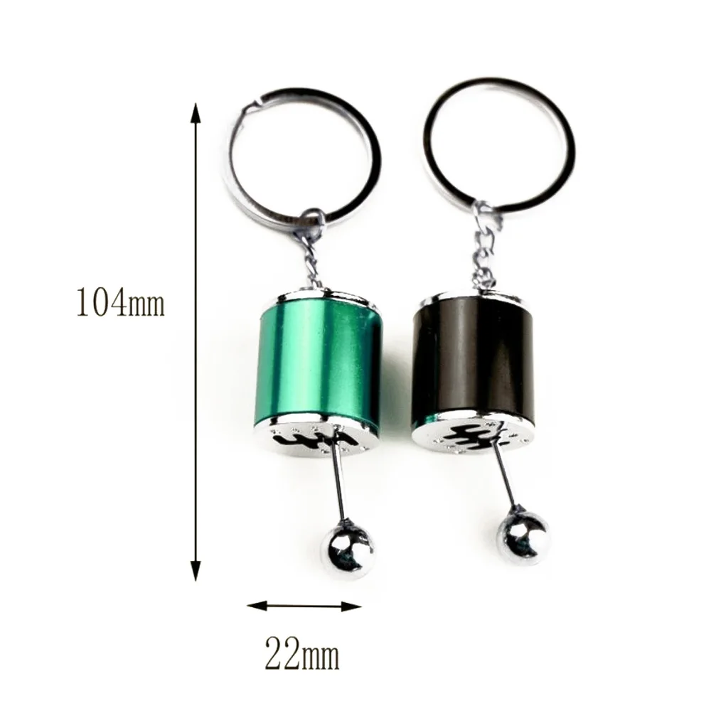 Wsnbwye заводской 3D металлический миниатюрный шестиступенчатый брелок с ручным переключением передач