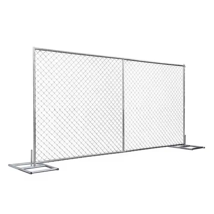 Top sale 6x12ft portable galvanized construction temporary fence panel for events temporary fencing