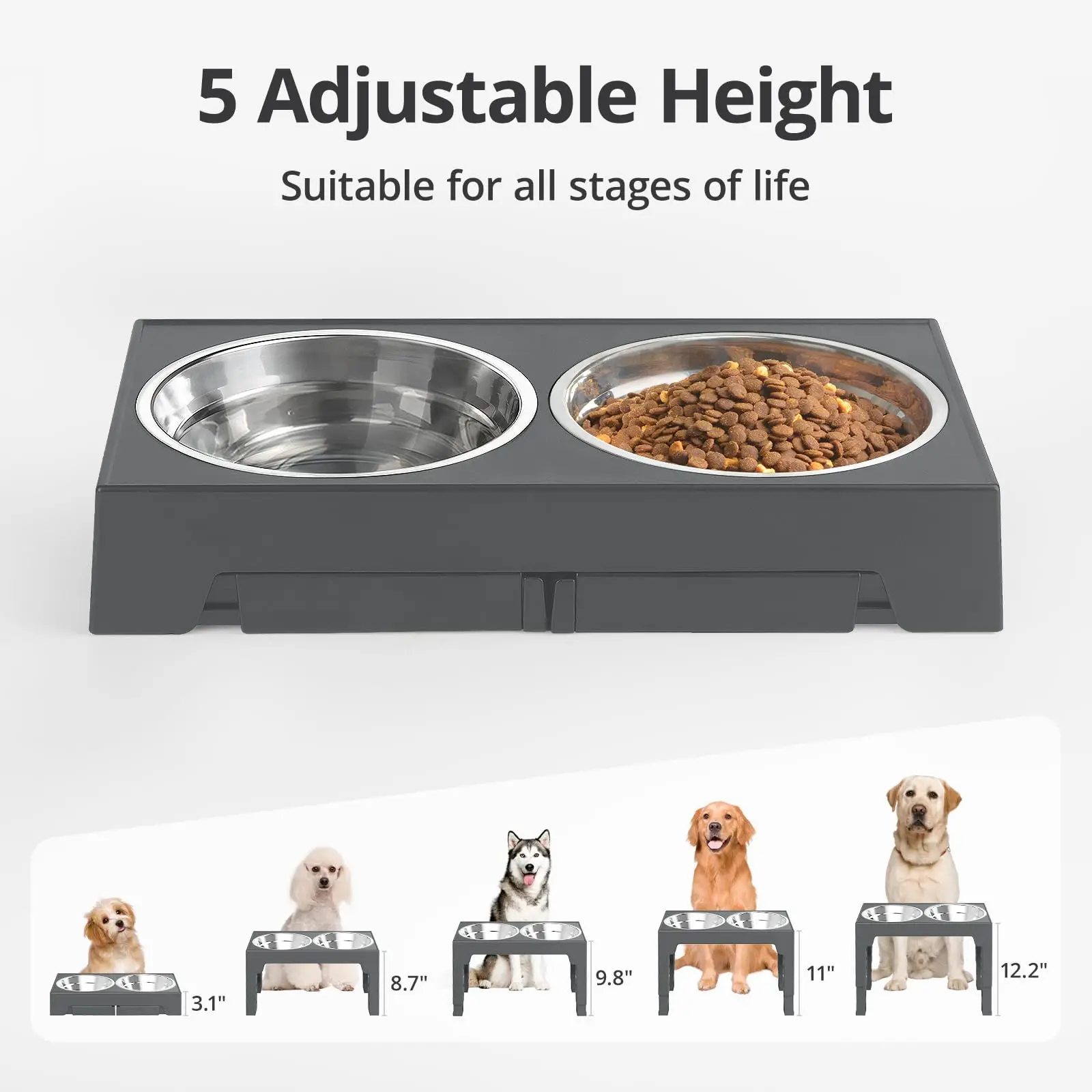 Welcome To Inquiry Price/ Elevated Dog Bowl Stand Customized Dog Bowls Hot Sale Pet Feeding Bowls
