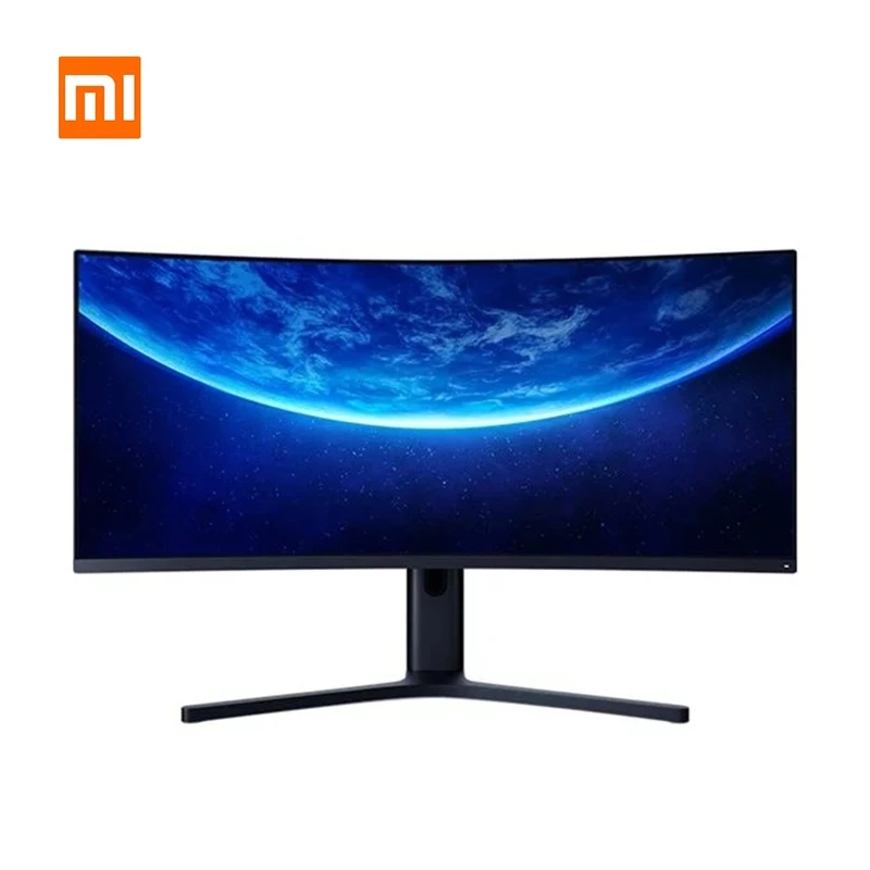 
XIAOMI Curved Gaming Monitor 34-Inch 3440*1440 WQHD 21:9 Bring Fish Screen 144Hz High Refresh Rate 121% sRGB 1500R Curvature 