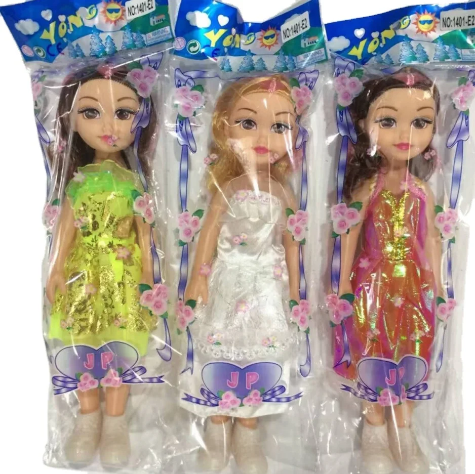 Factory Wholesale 14 Inch PVC & PC Mini Model Toy Soft 30 cm Big Eyes Doll Toys for Girls Fashionable Design