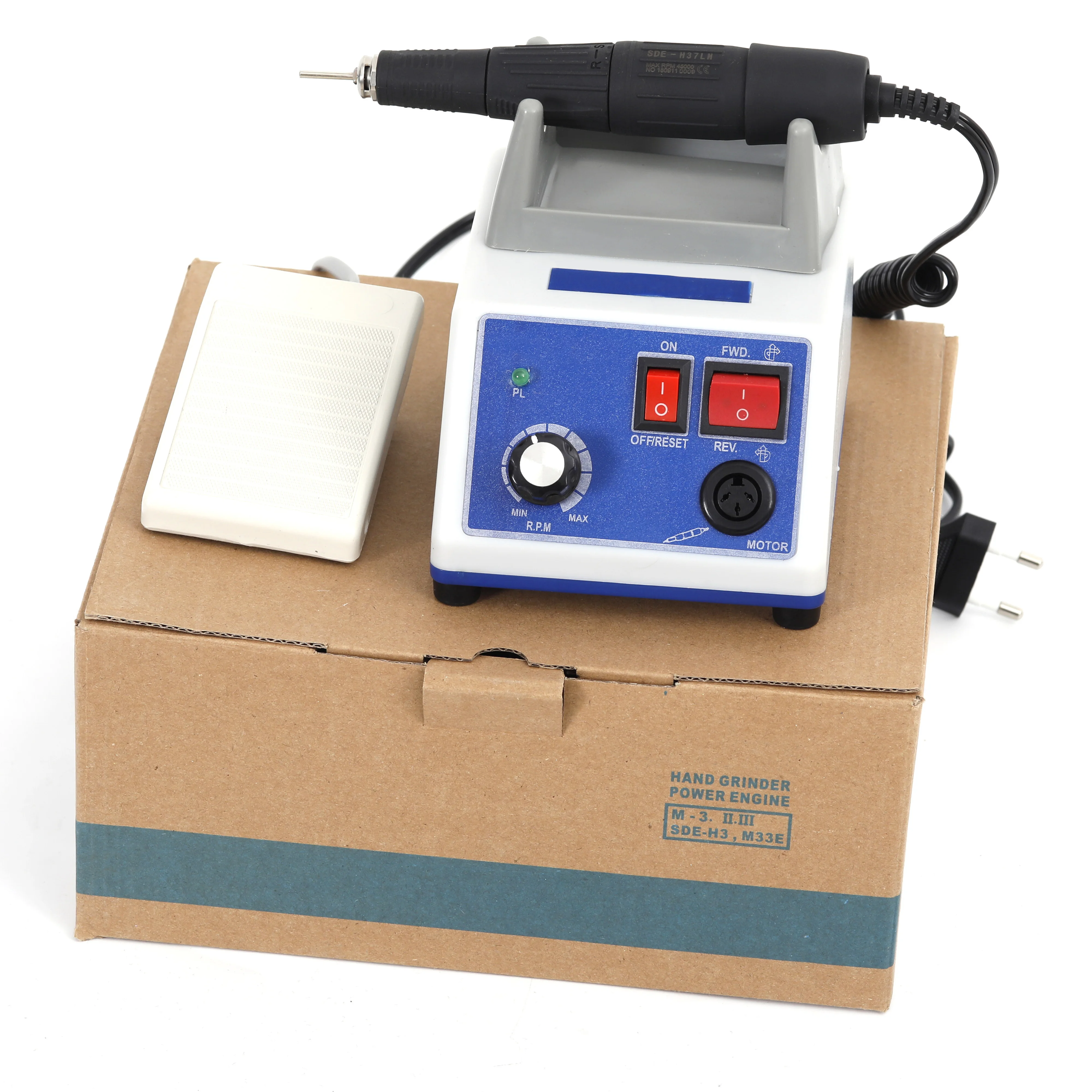 drilling machines 45000rpm micromotor strong N3  without holes+SH37LN dent micromotor with handpiece N3