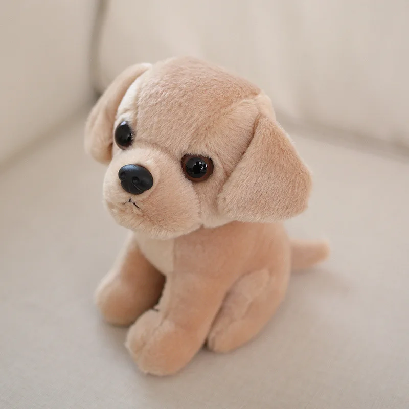 Factory Design Fluffy Soft Touch Stuffed Animal Realistic Dog for Kids Lovely Dog Plush Toy