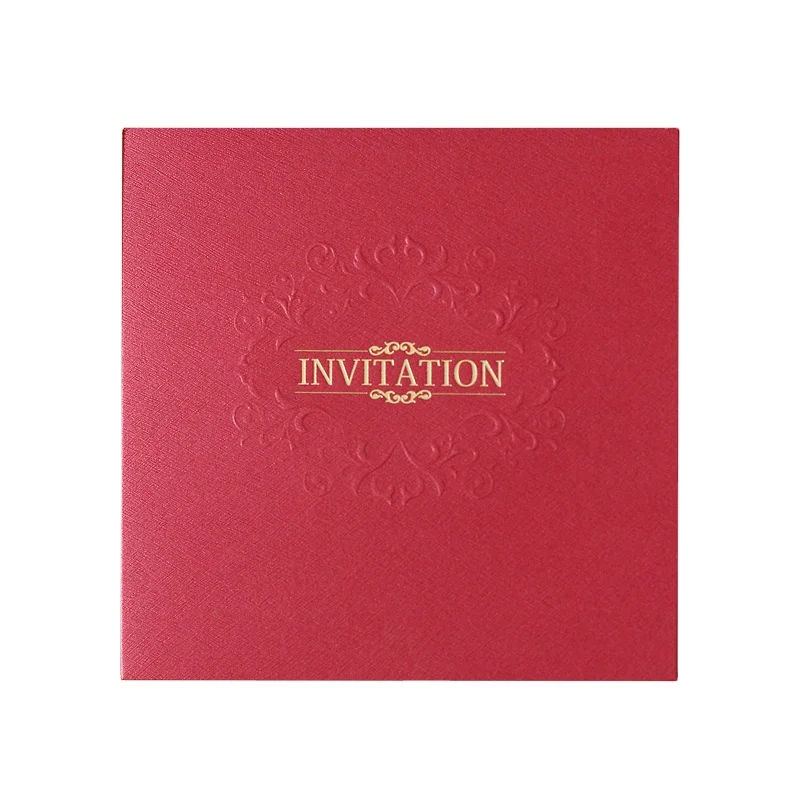 
High quality paper crafts wedding business birthday invitation cards 