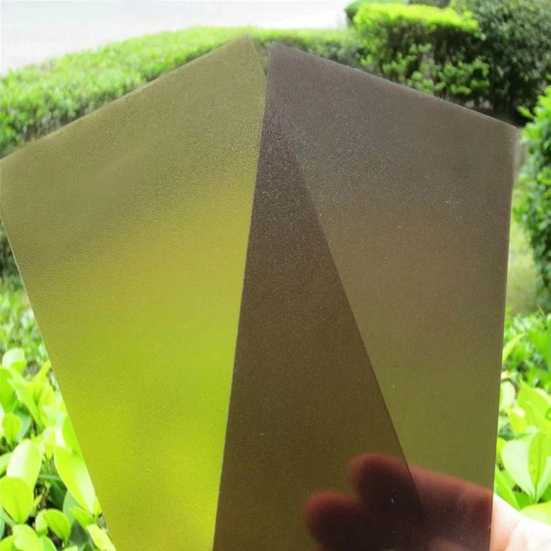 2mm 4mm 8mm smoked colored polycarbonate frosted sheet policarbonato planchas for roofing glazing