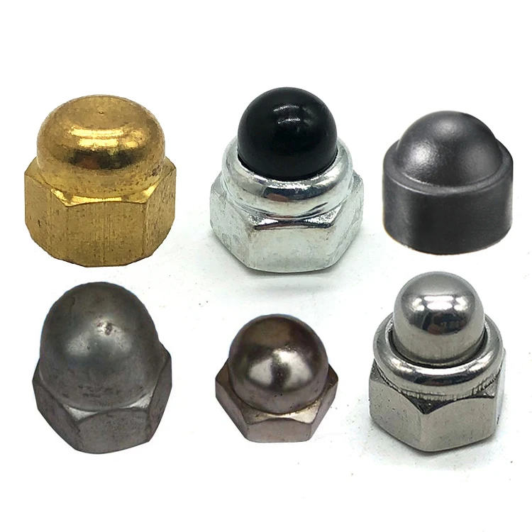 Factory direct sales cap nut m16 din 1587 hexagon dome cap nut nut cap m8